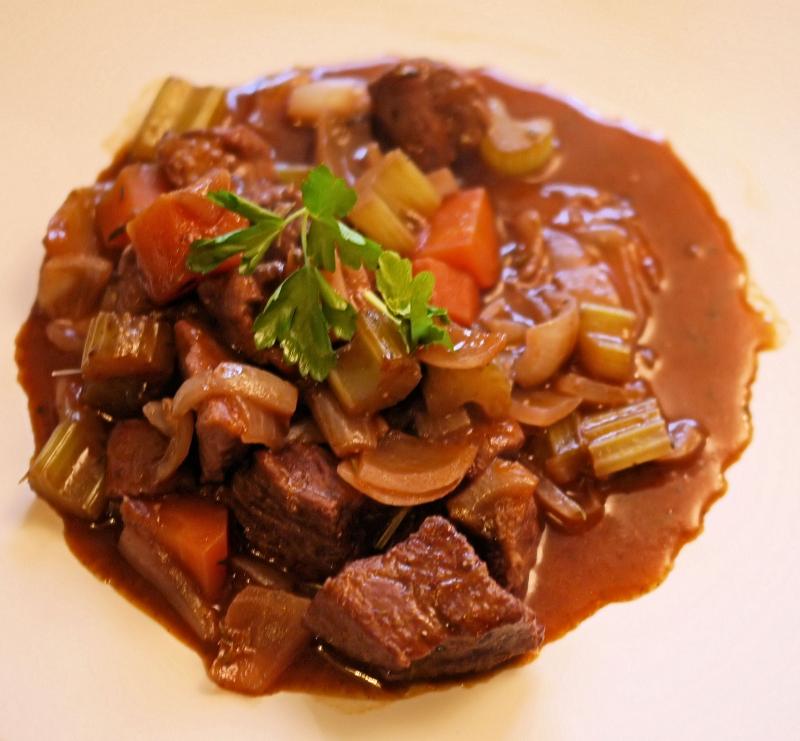 Agneau sauce bordelaise