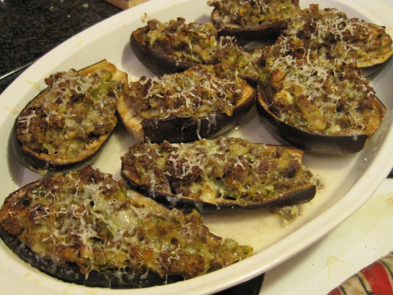 Aubergines farcies