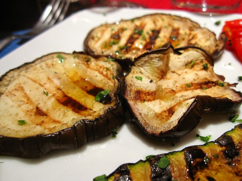 Aubergines grillées