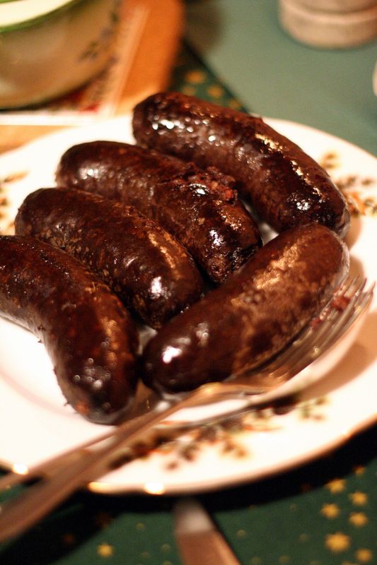 Boudin noir grillé