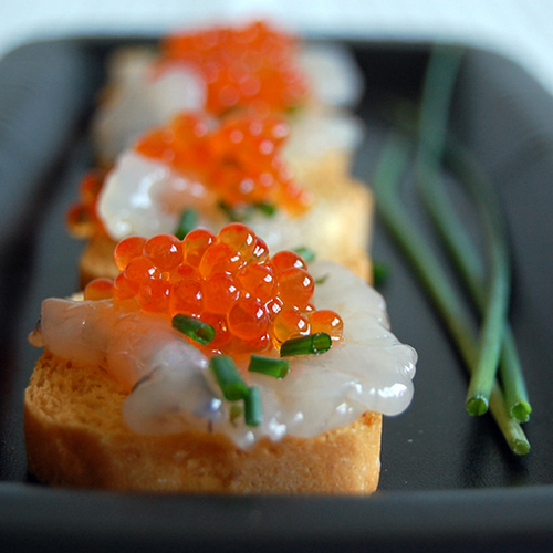 Carpaccio de gambas