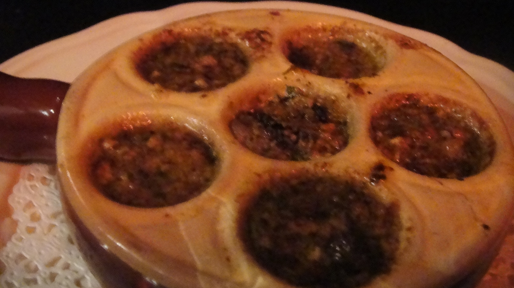 Cassolette d’escargots aux morilles et à la crème