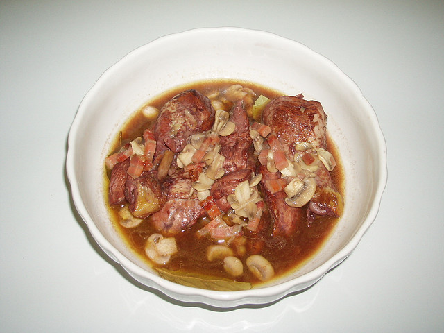 Coq au vin blanc