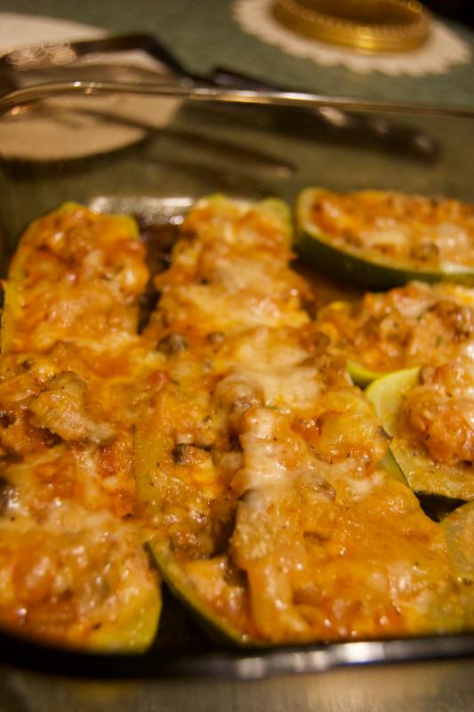 Courgettes farcies