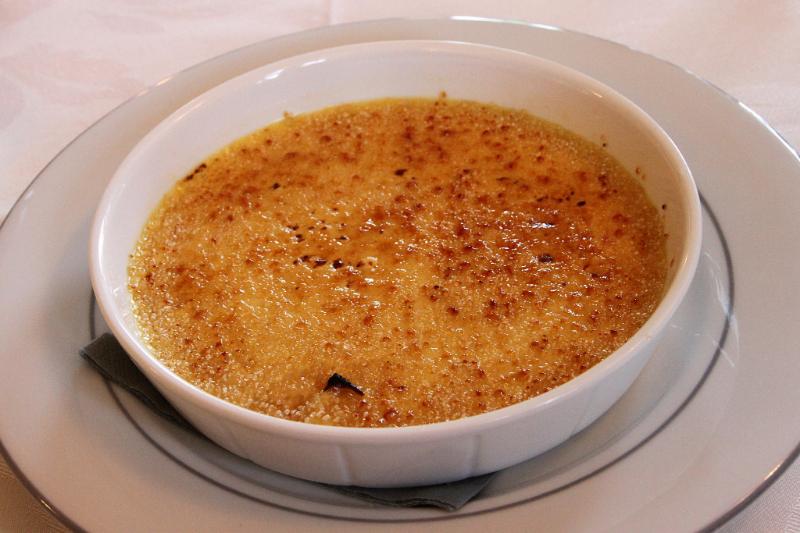 Crème brûlée de foie gras de canard - Photo de Claude Valette - 101Pairing.com