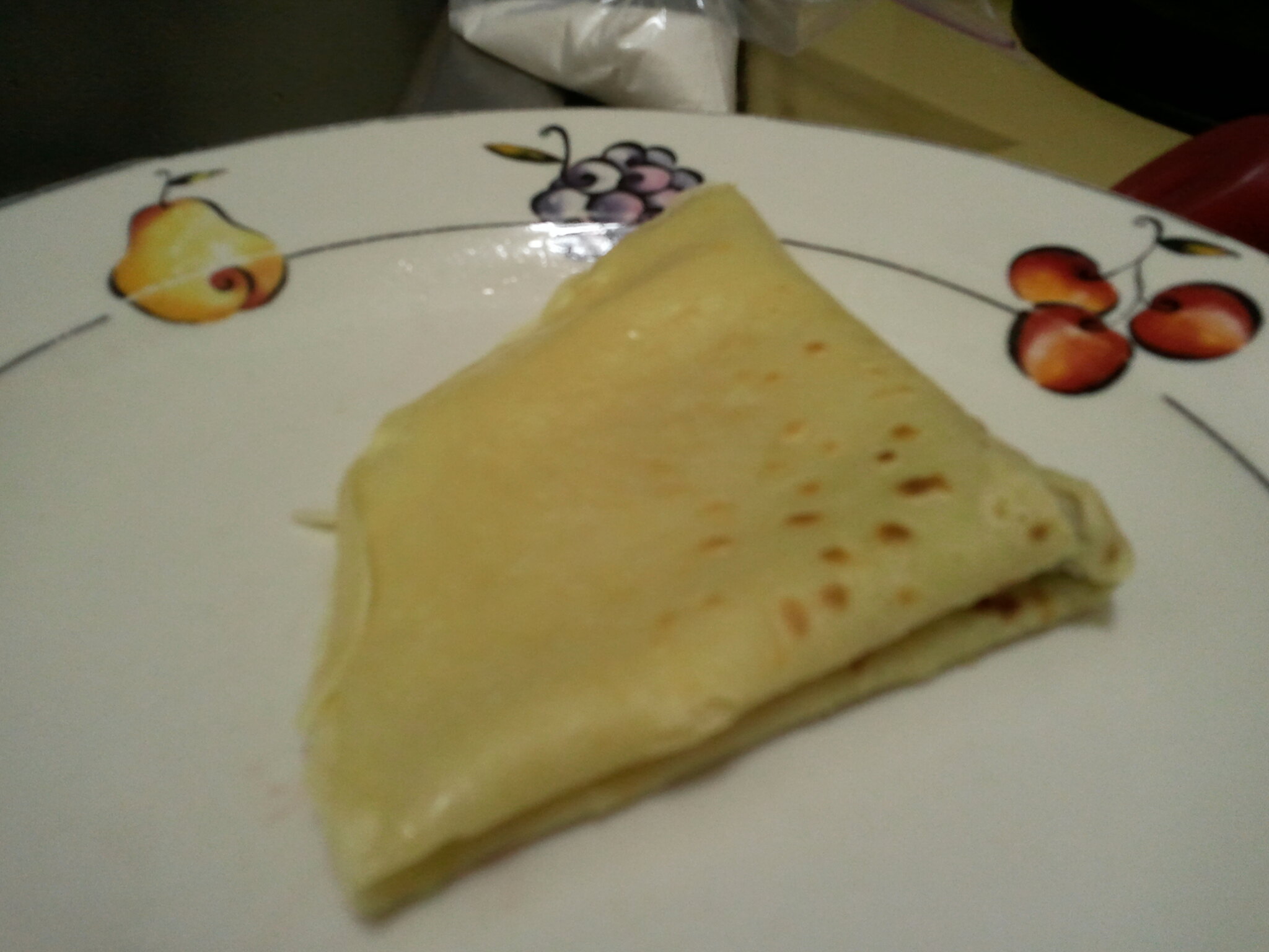 Crêpe au beurre et au sucre