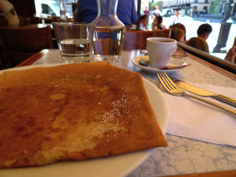 Crêpe au beurre et au citron