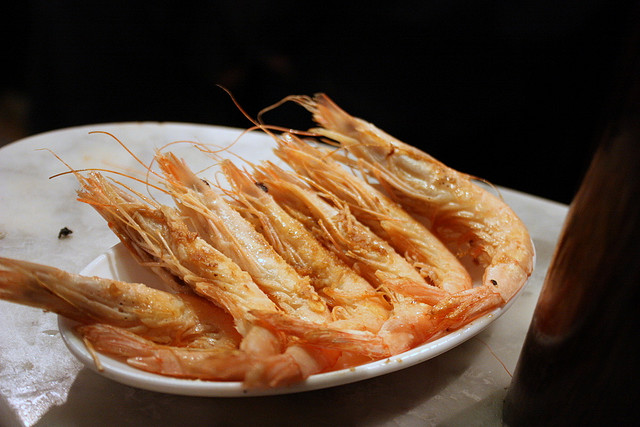 Crevettes grillées