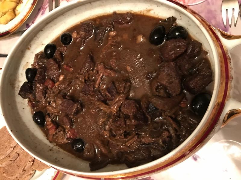 Daube de bœuf aux olives noires