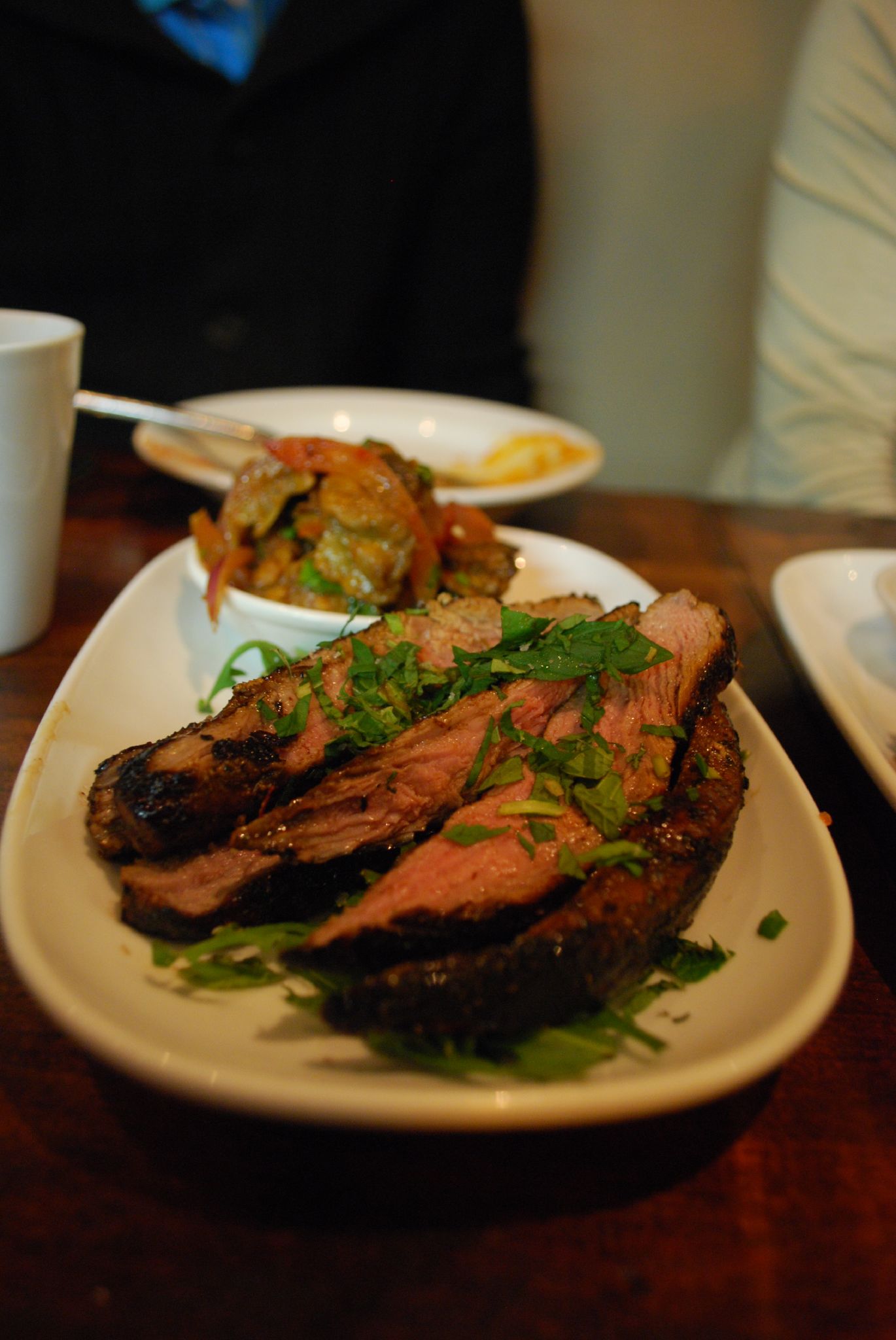 Filet d’agneau aux aubergines