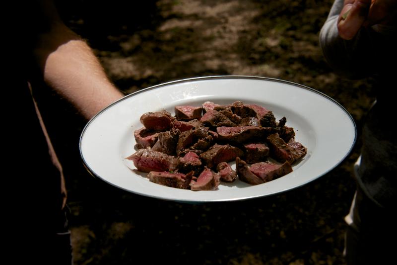 Filet de chevreuil sauce poivrade - Photo de Nick Webb - 101Pairing.com