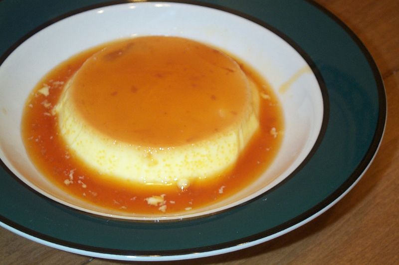 Flan à la noix de coco