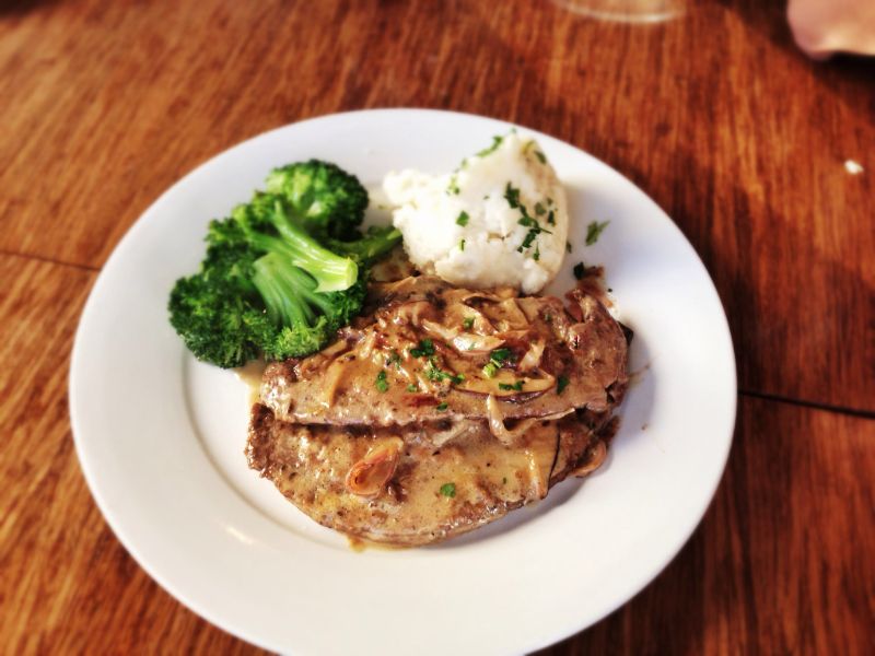 Foie de veau à la poêle