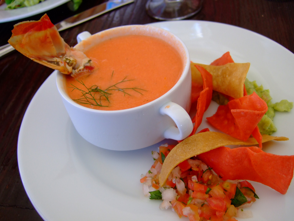 Gaspacho de homard