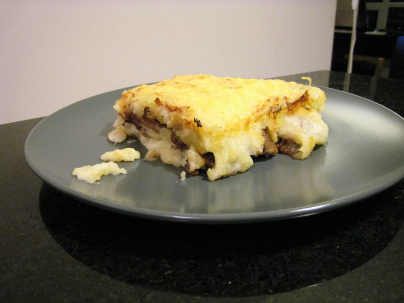 Hachis parmentier de joue de bœuf à la truffe noire