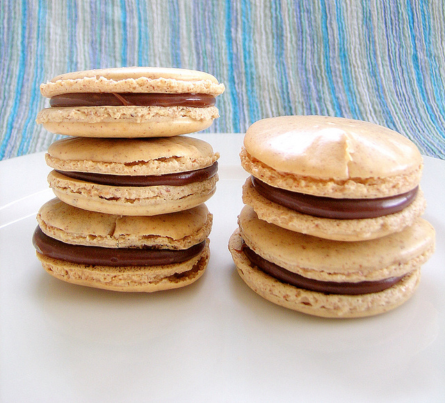 Macarons au praliné noisette