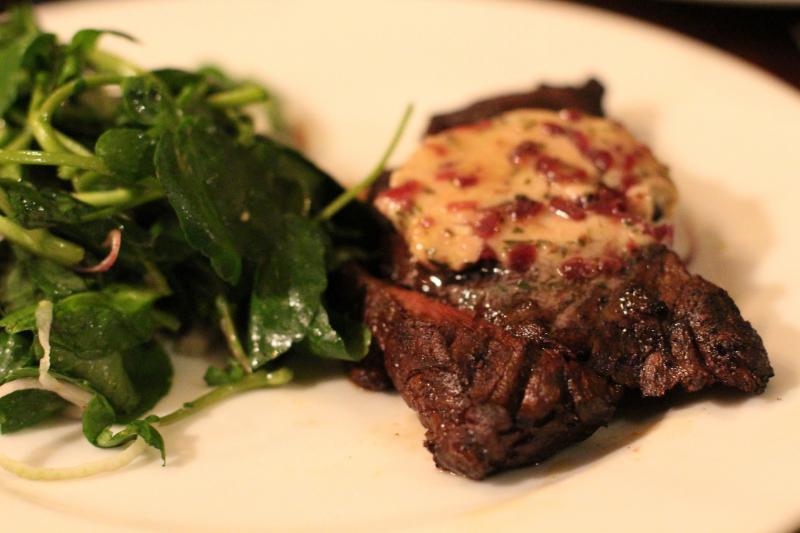 Onglet de bœuf grillé