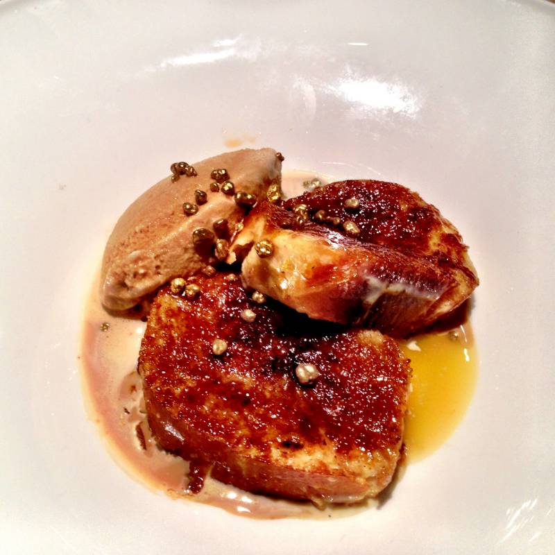 Pain perdu et sa glace au caramel - Photo de Joselu Blanco - 101Pairing.com