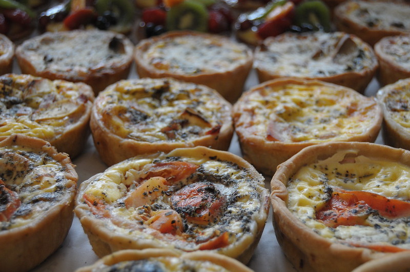 Tarte aux champignons des bois