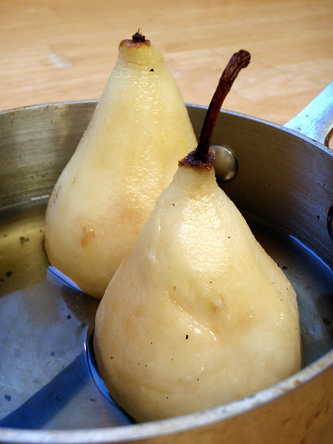 Poire au sirop