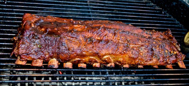 Grillade de porc au barbecue