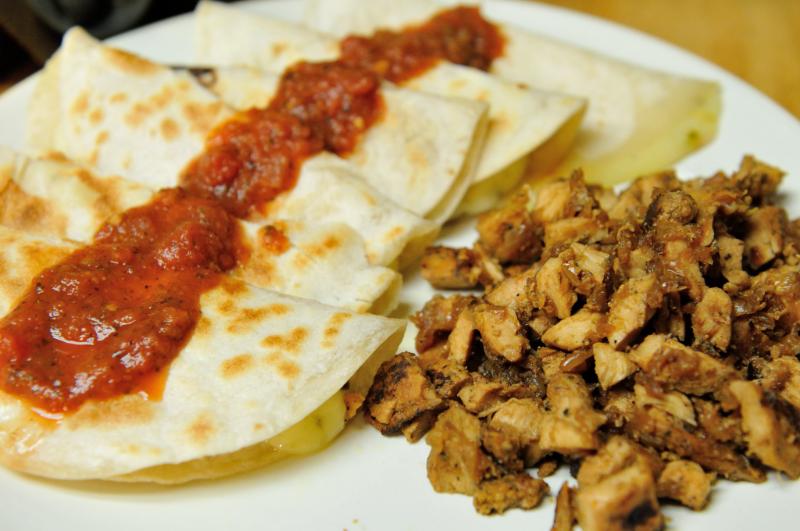 Quesadillas au poulet