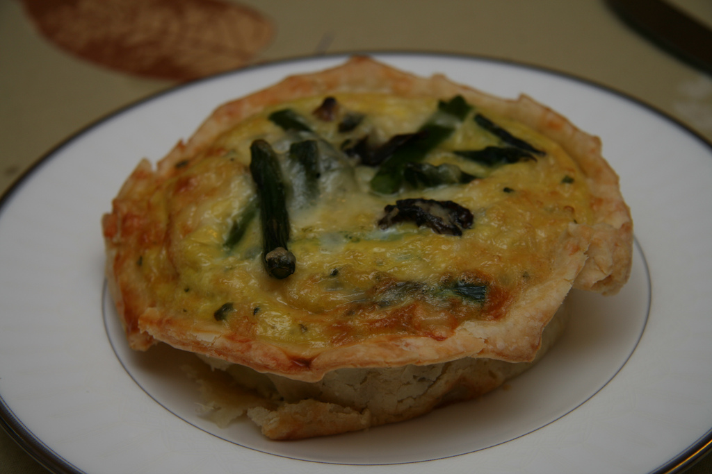 Quiche aux asperges vertes