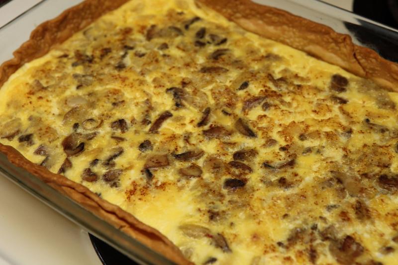 Quiche aux champignons