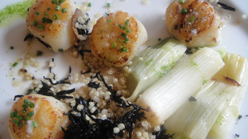 Coquilles Saint-Jacques sautées