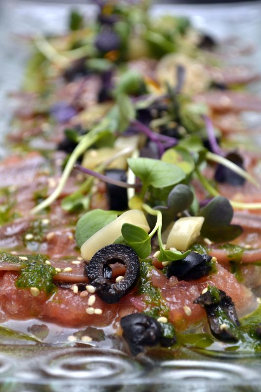 Salade d’anchois à la tomate