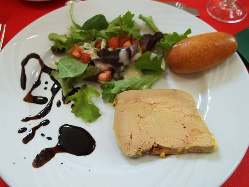 Salade de foie gras de canard