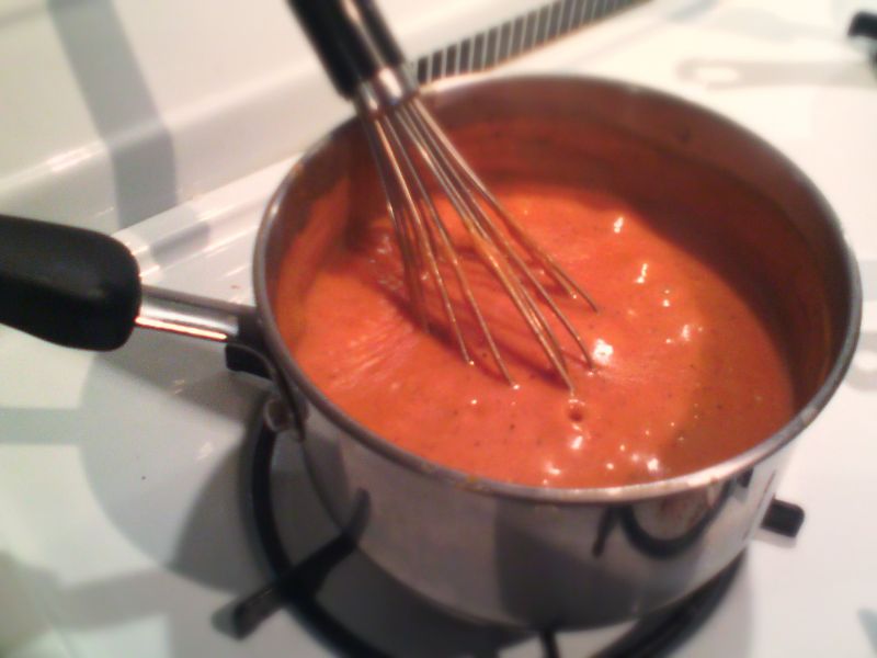 Sauce au poivron rouge