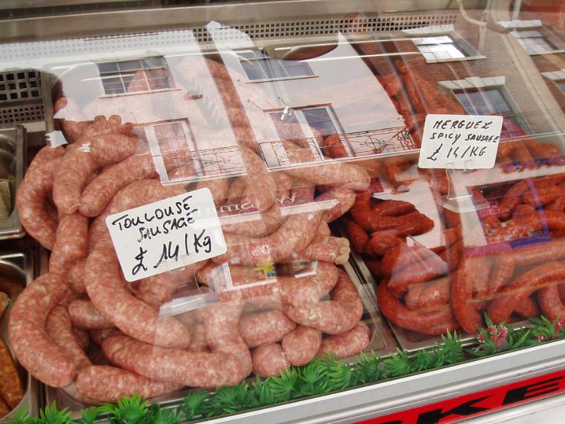 Saucisse de Toulouse au vin rouge