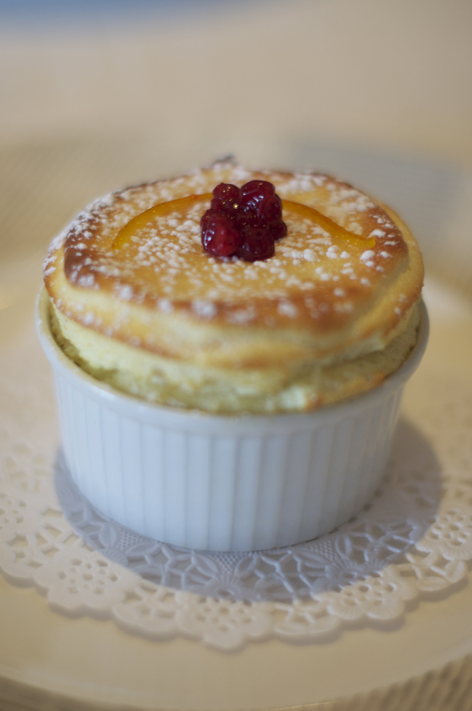 Soufflé glacé aux cerises