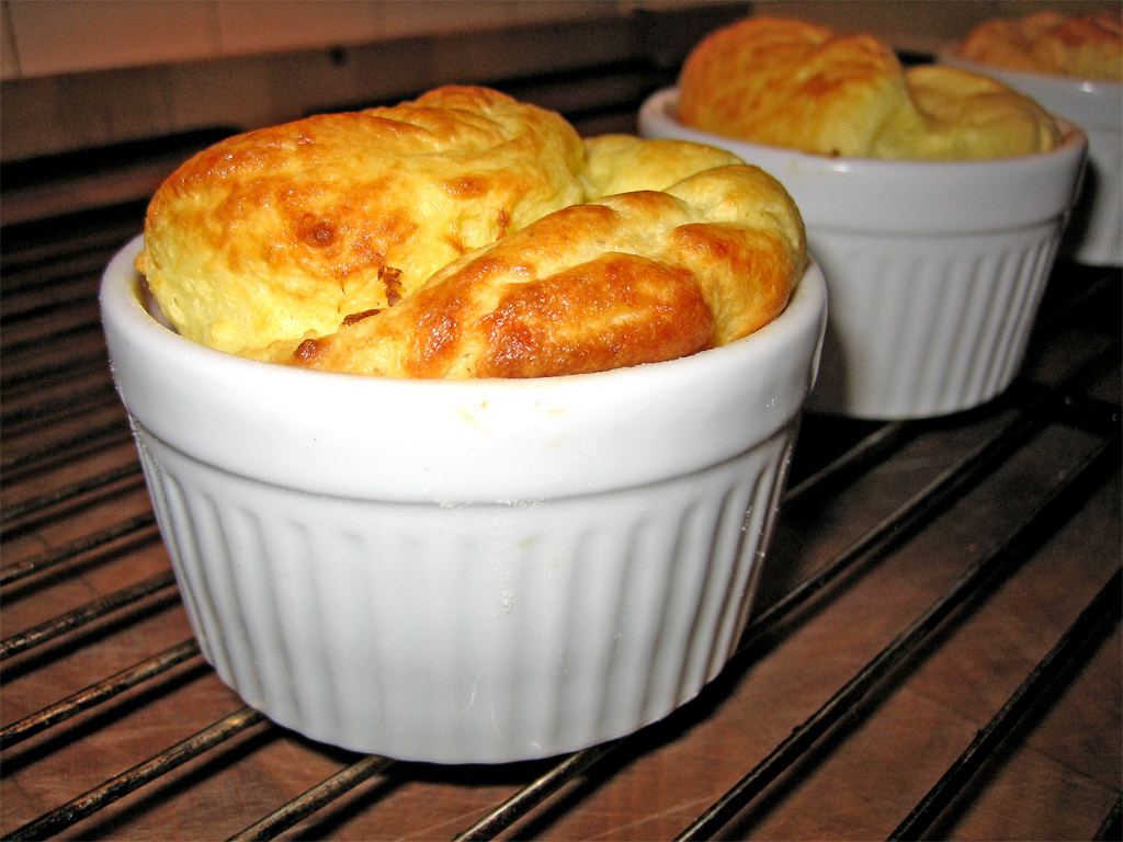 Soufflé au saumon fumé