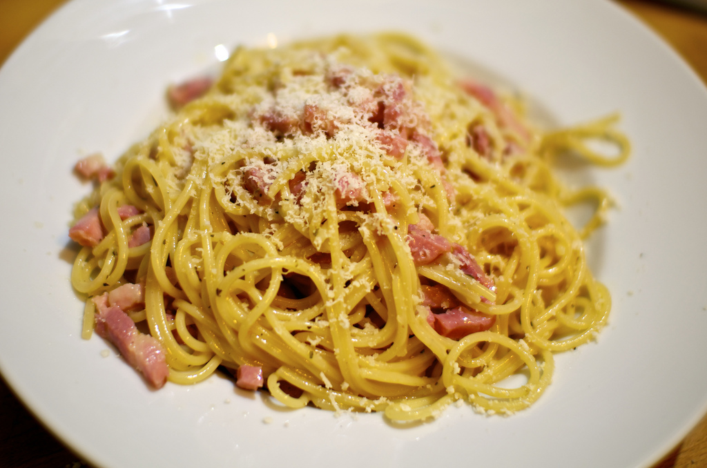 Spaghettis à la carbonara - Photo de Martin Krolikowski - 101Pairing.com