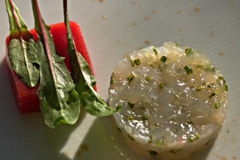 Tartare de daurade au citron vert