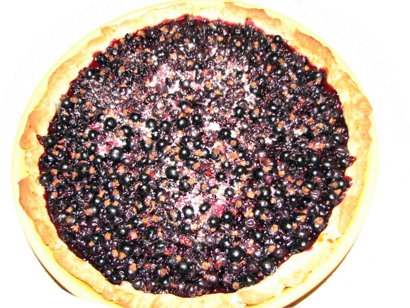 Tarte aux fruits noirs