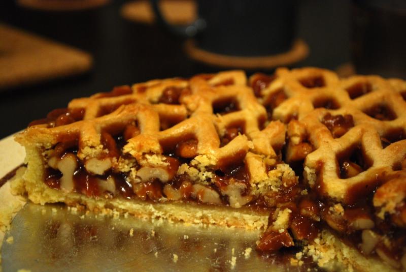 Tarte aux noix et au caramel - Photo de Alpha - 101Pairing.com