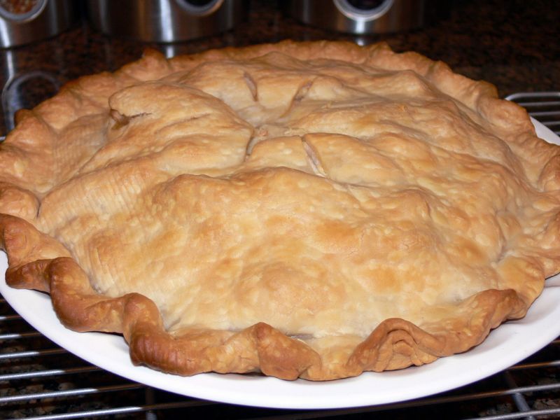 Tourte à la poire et à la pomme