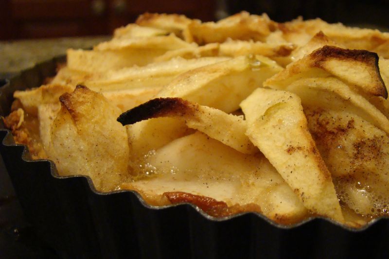 Tarte à la poire et à la pomme