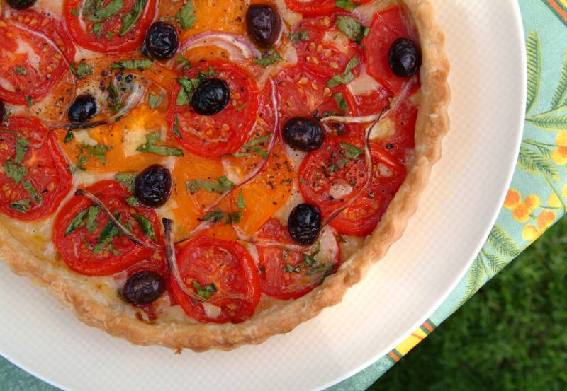 Tarte à la tomate