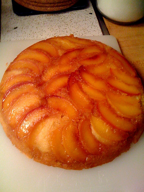 Tarte Tatin à la pêche - Photo de Ralph Daily - 101Pairing.com