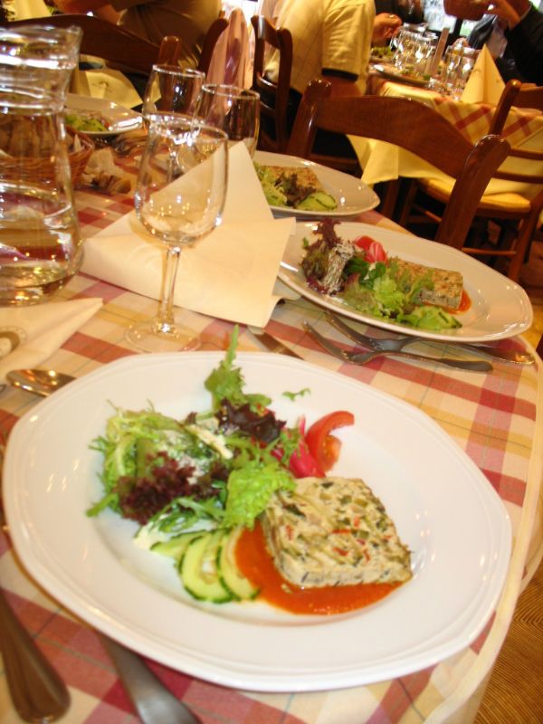 Terrine de courgettes et de saumon fumé