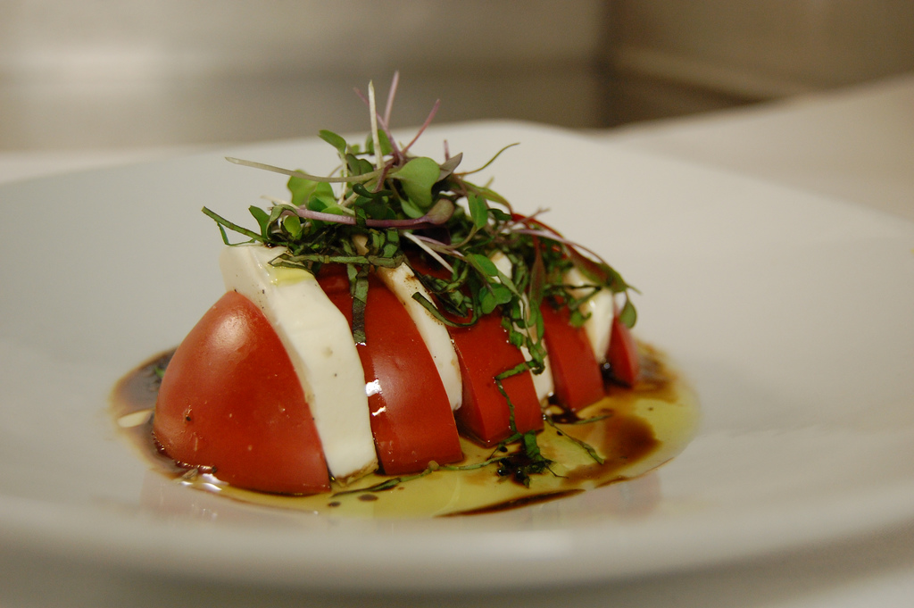 Salade de tomates et de mozarella