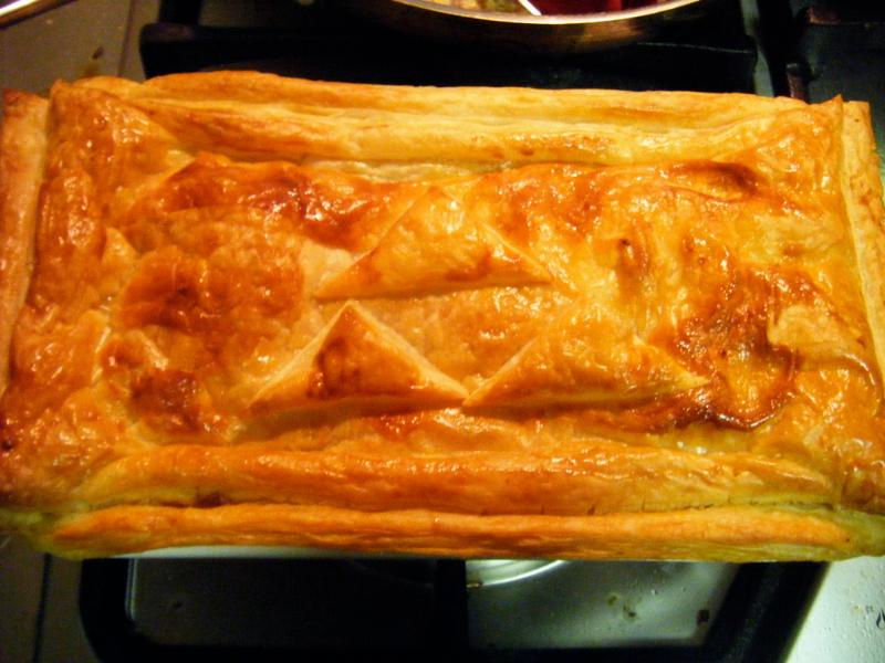 Tourte aux morilles à la crème