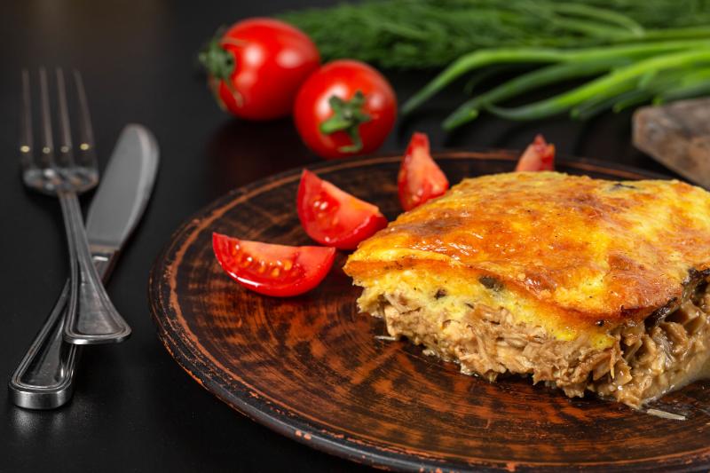 Tourte au poulet et aux cèpes