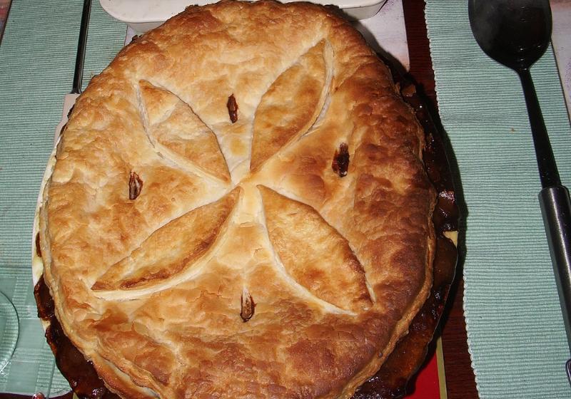 Tourte aux poireaux et aux pétoncles - Photo de Smabs Sputzer (1956-2017) - 101Pairing.com