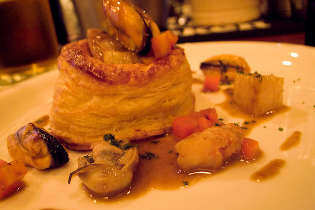 Vol-au-vent aux fruits de mer